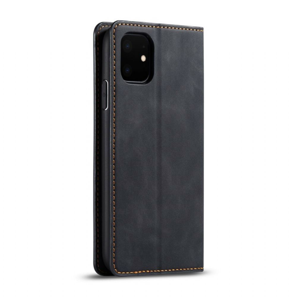 Bescherming Hoesje voor iPhone 11 Folio-hoesje Lederen Effect Forwenw