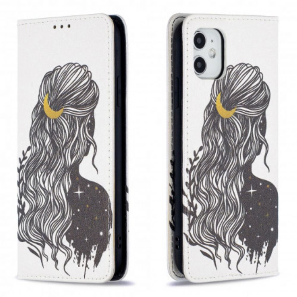 Bescherming Hoesje voor iPhone 11 Folio-hoesje Mooi Haar