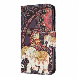 Flip Case voor iPhone 11 Indische Olifant