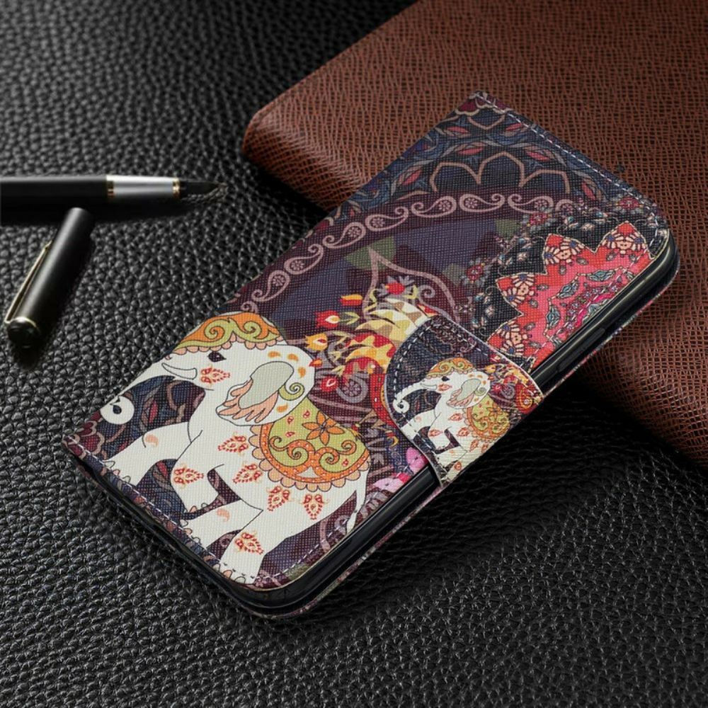 Flip Case voor iPhone 11 Indische Olifant