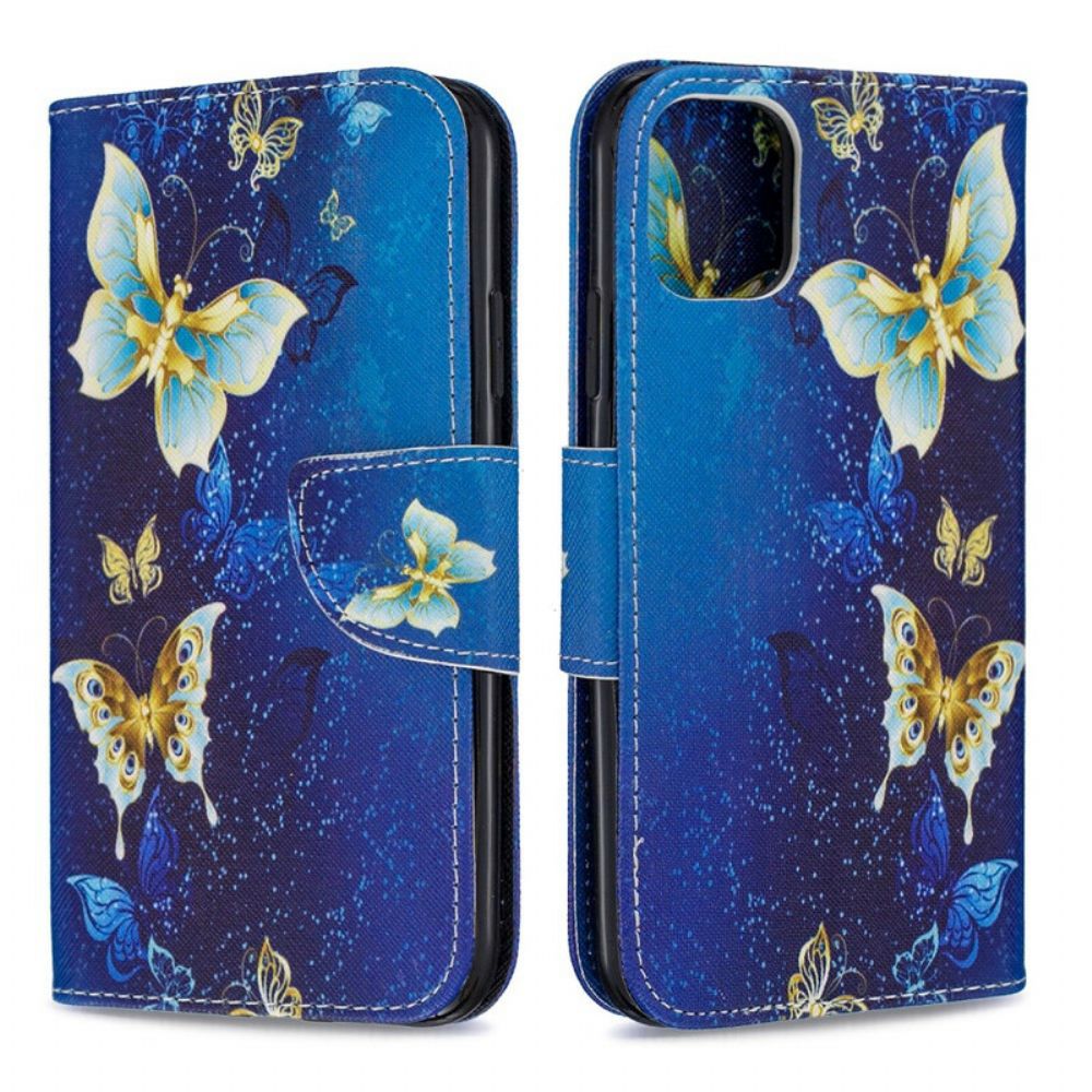 Flip Case voor iPhone 11 Ongelooflijke Vlinders