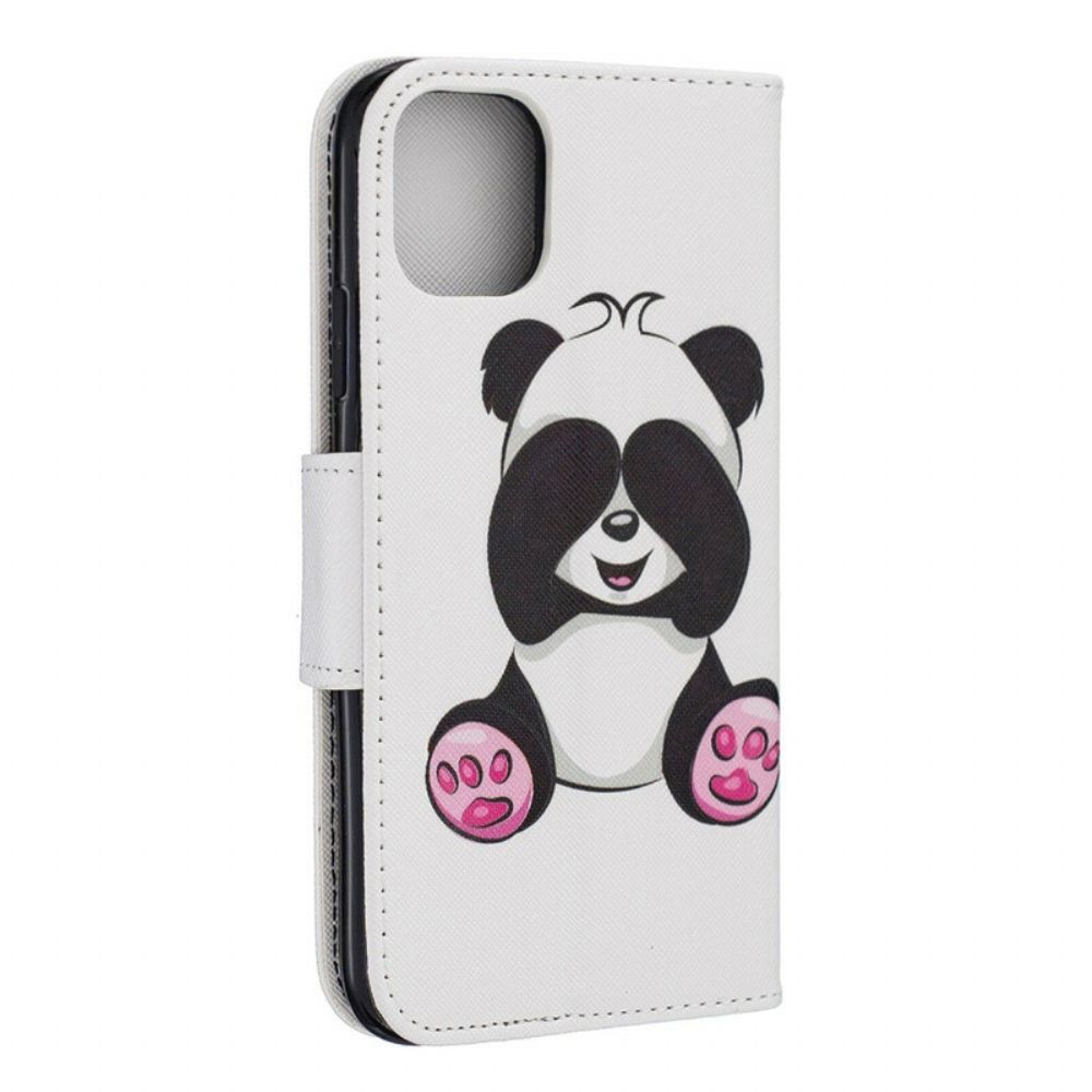 Flip Case voor iPhone 11 Pandaplezier