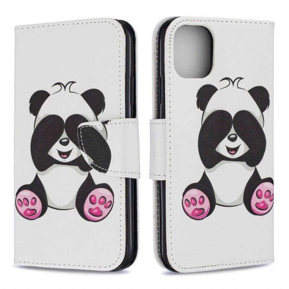 Flip Case voor iPhone 11 Pandaplezier