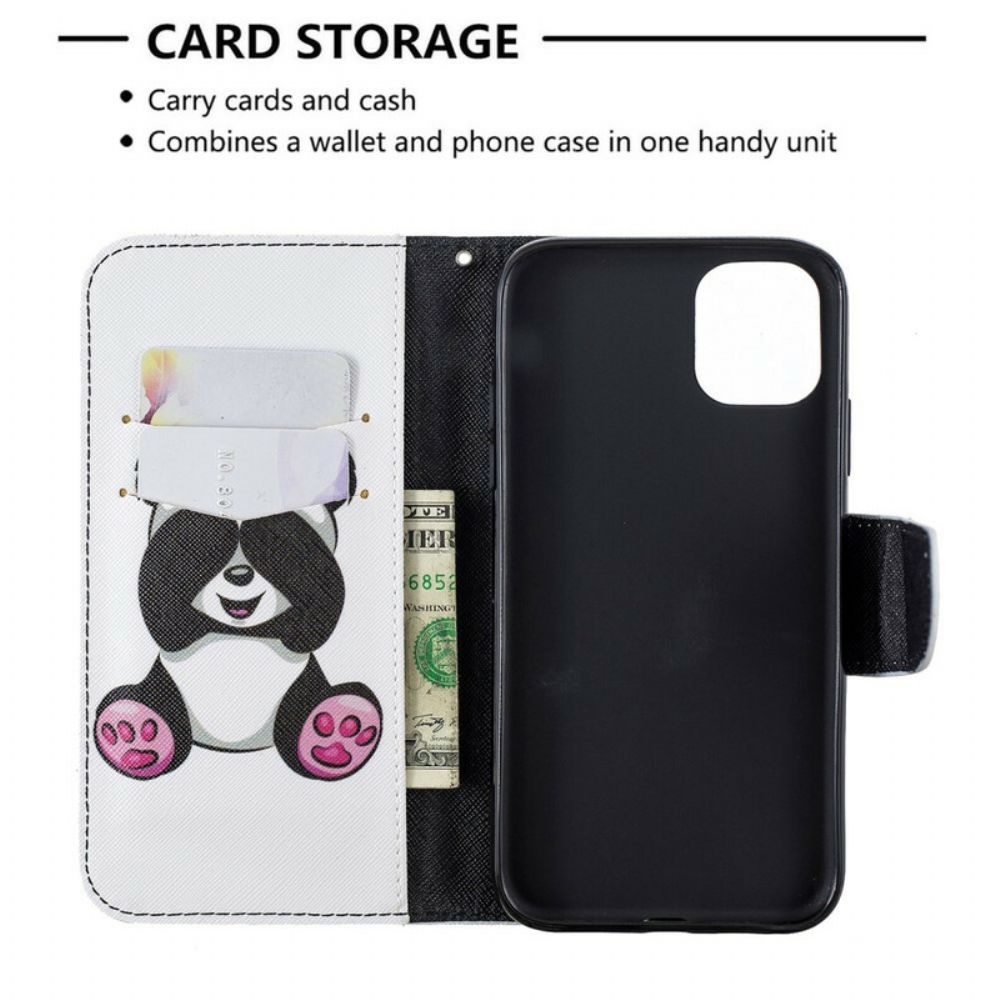 Flip Case voor iPhone 11 Pandaplezier