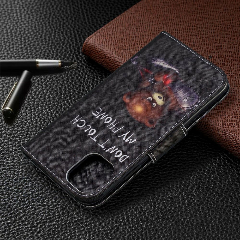 Folio-hoesje voor iPhone 11 Gevaarlijke Beer