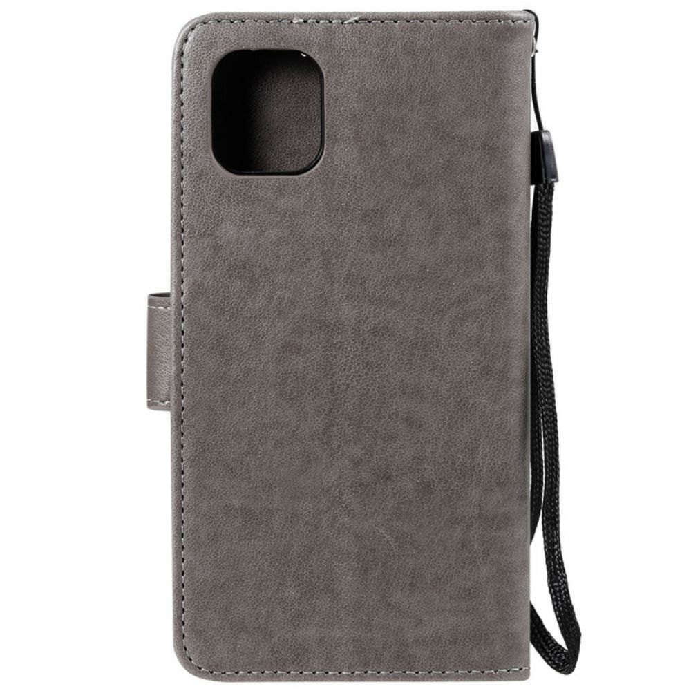 Folio-hoesje voor iPhone 11 Met Ketting Band Mijmering