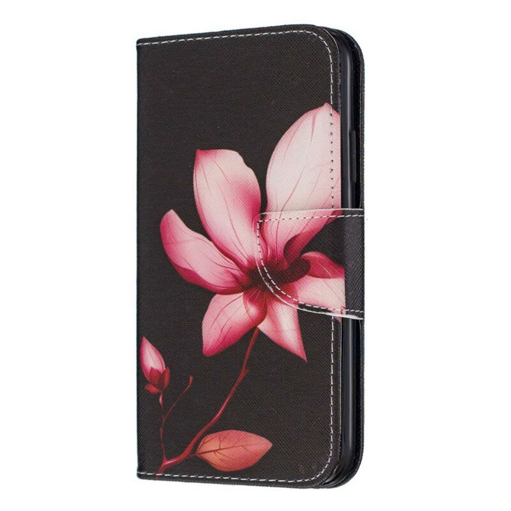 Folio-hoesje voor iPhone 11 Roze Bloem