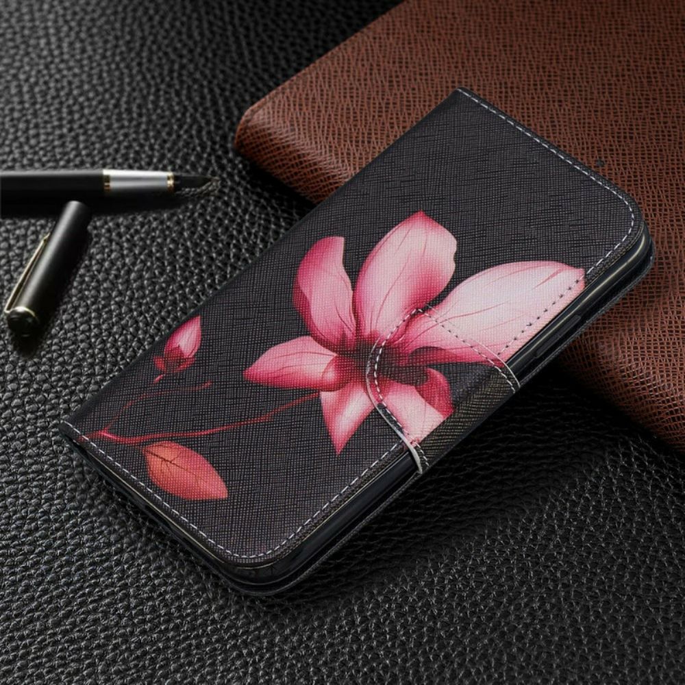 Folio-hoesje voor iPhone 11 Roze Bloem