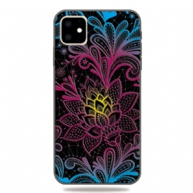 Hoesje voor iPhone 11 Bloemen Intens Gekleurd