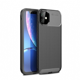 Hoesje voor iPhone 11 Flexibele Koolstofvezeltextuur