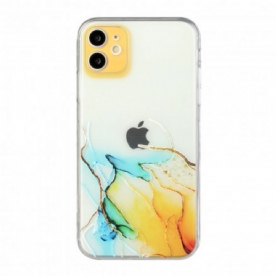 Hoesje voor iPhone 11 Flexibele Kunst