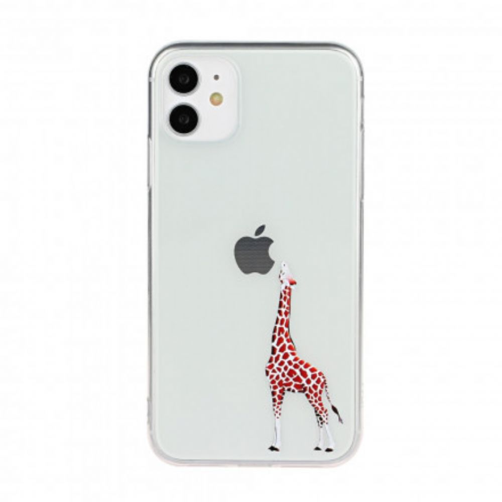 Hoesje voor iPhone 11 Giraffe Games-logo