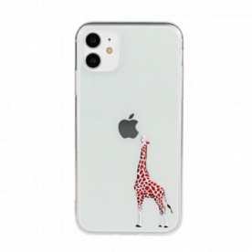 Hoesje voor iPhone 11 Giraffe Games-logo