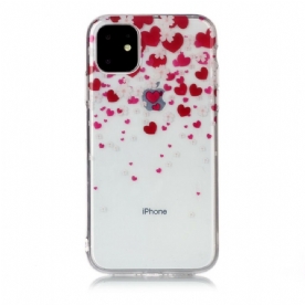 Hoesje voor iPhone 11 Hartenregen