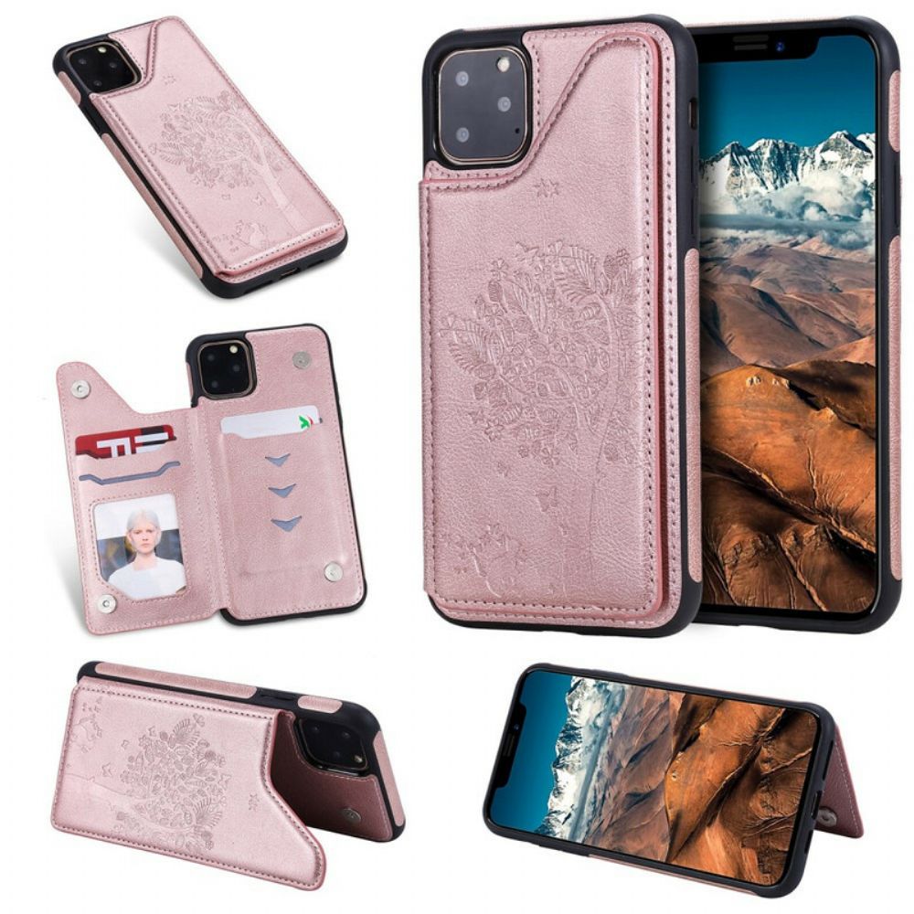 Hoesje voor iPhone 11 Kattenafdruk Multifunctioneel