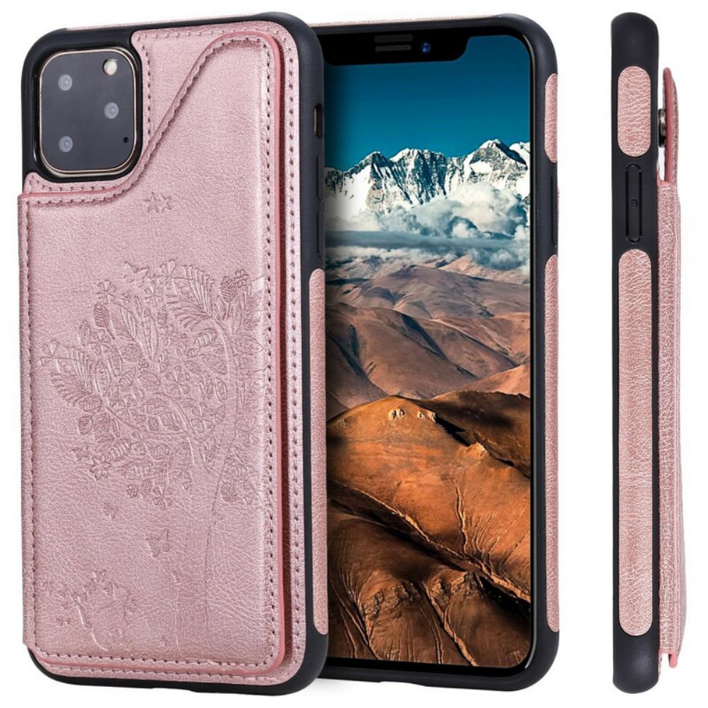 Hoesje voor iPhone 11 Kattenafdruk Multifunctioneel