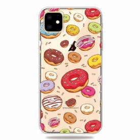 Hoesje voor iPhone 11 Liefde Donuts