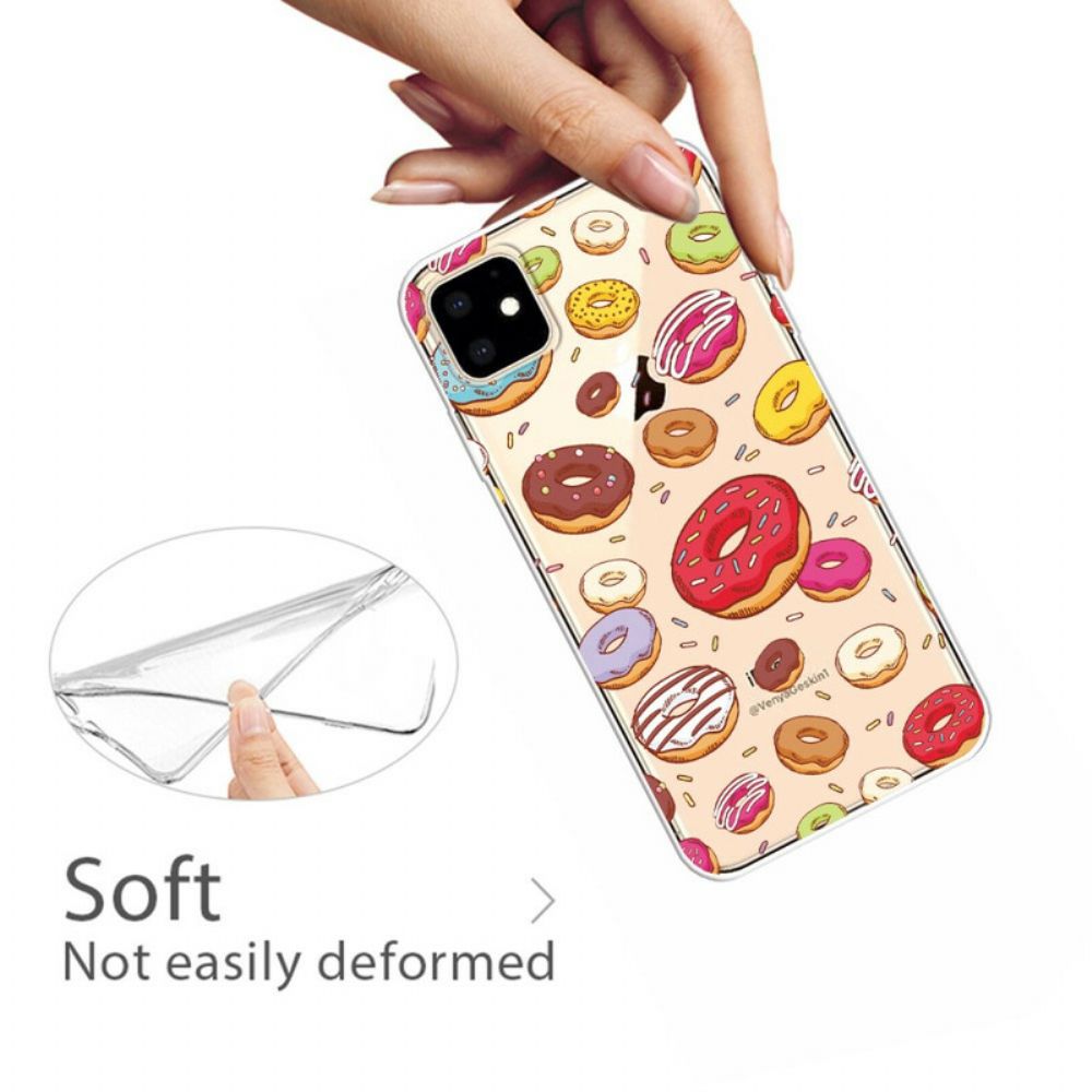 Hoesje voor iPhone 11 Liefde Donuts