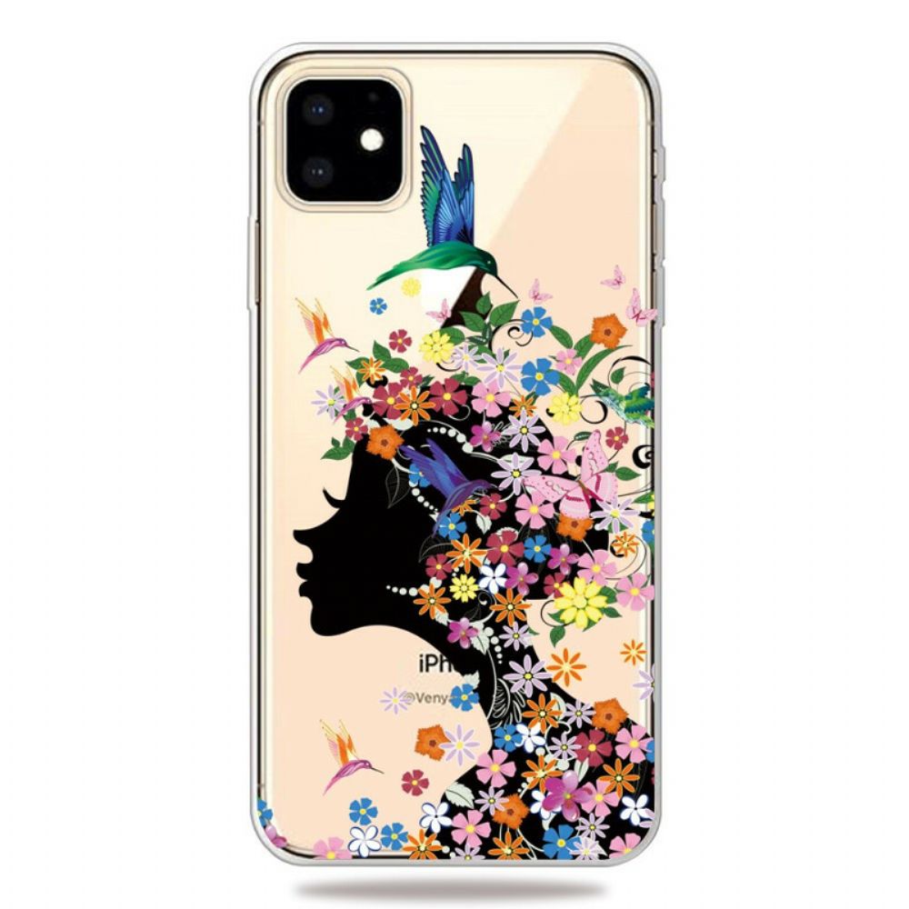 Hoesje voor iPhone 11 Mooi Bloemhoofd