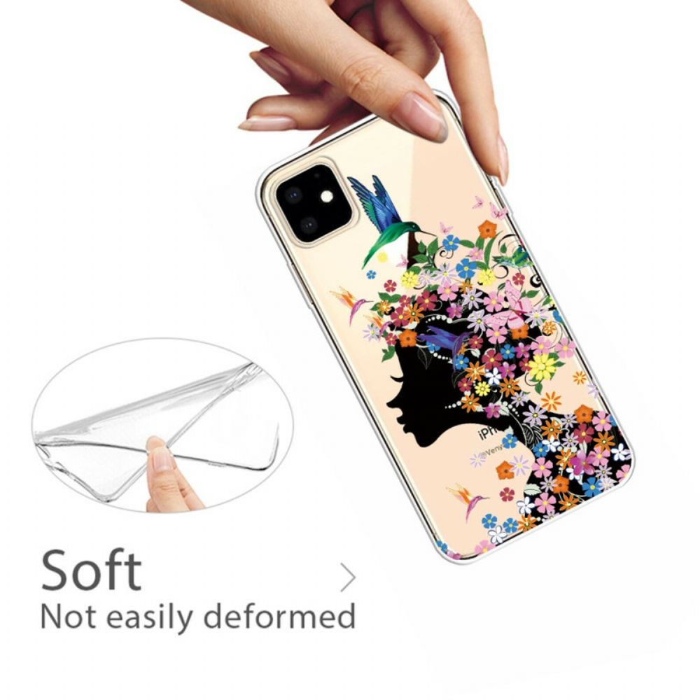 Hoesje voor iPhone 11 Mooi Bloemhoofd