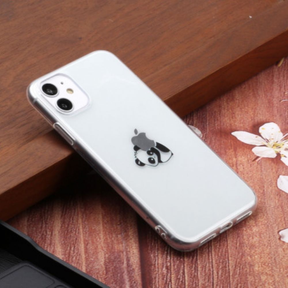 Hoesje voor iPhone 11 Panda Logo Spellen