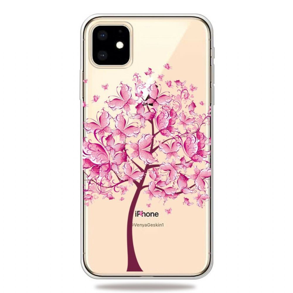 Hoesje voor iPhone 11 Roze Boom Top