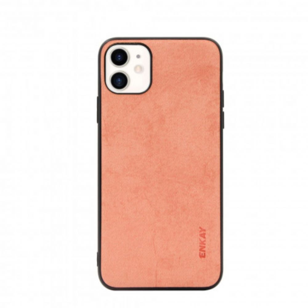 Hoesje voor iPhone 11 Textuurstof Enkay