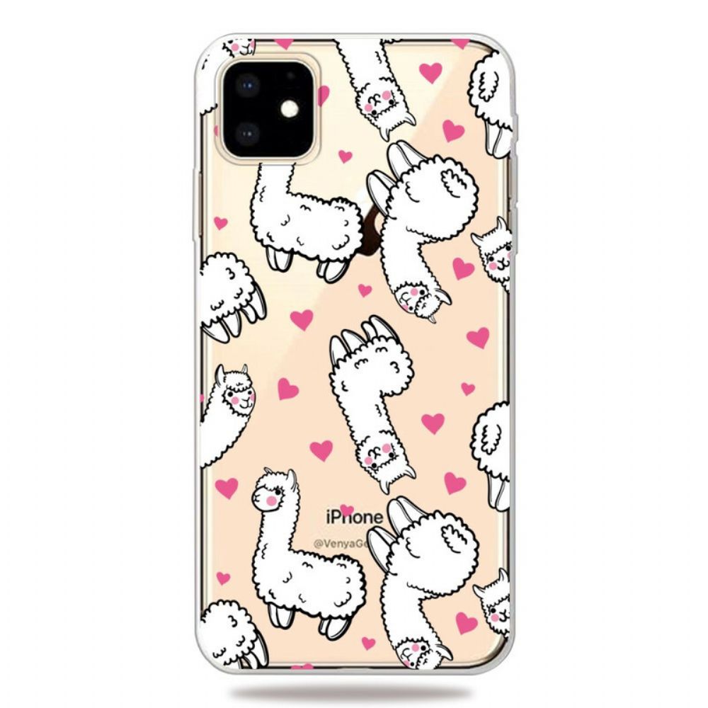 Hoesje voor iPhone 11 Top Lama's