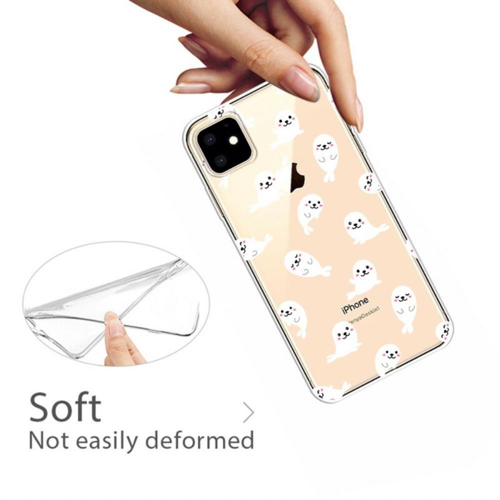 Hoesje voor iPhone 11 Top Zeeleeuwen