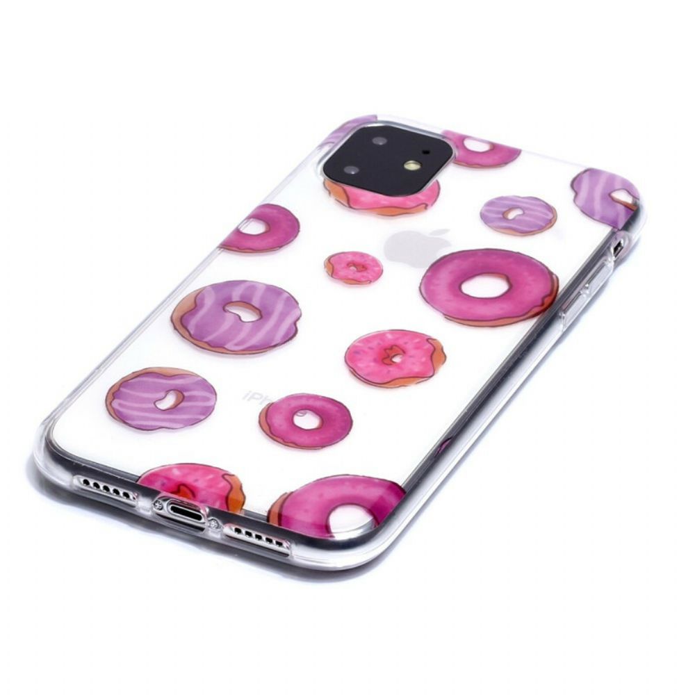 Hoesje voor iPhone 11 Transparante Donut Ventilator