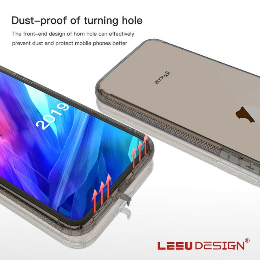 Hoesje voor iPhone 11 Transparante Leeu Beschermende Kussens