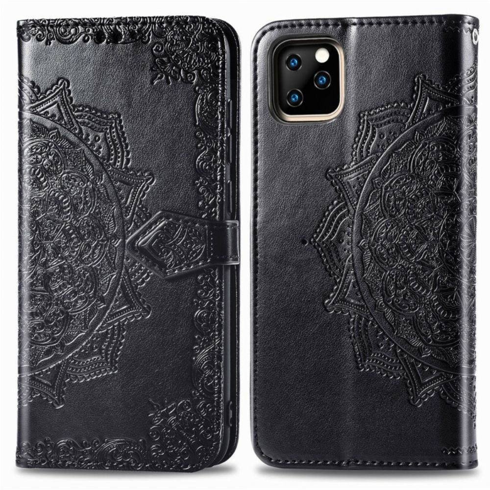 Leren Hoesje voor iPhone 11 Mandala Van Middelbare Leeftijd