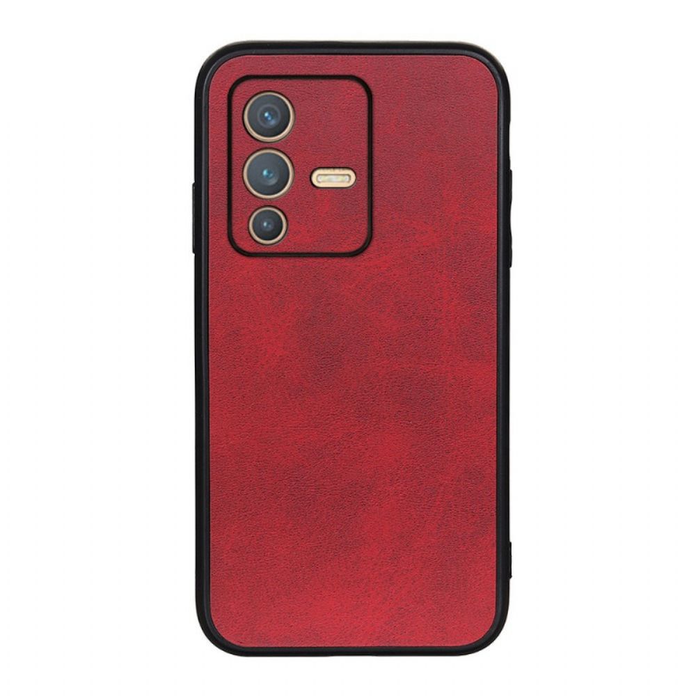 Hoesje voor Vivo V23 5G Leerstijl