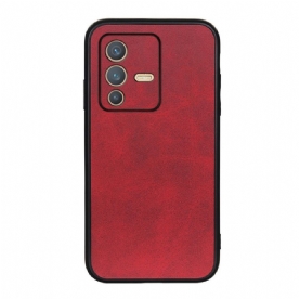 Hoesje voor Vivo V23 5G Leerstijl