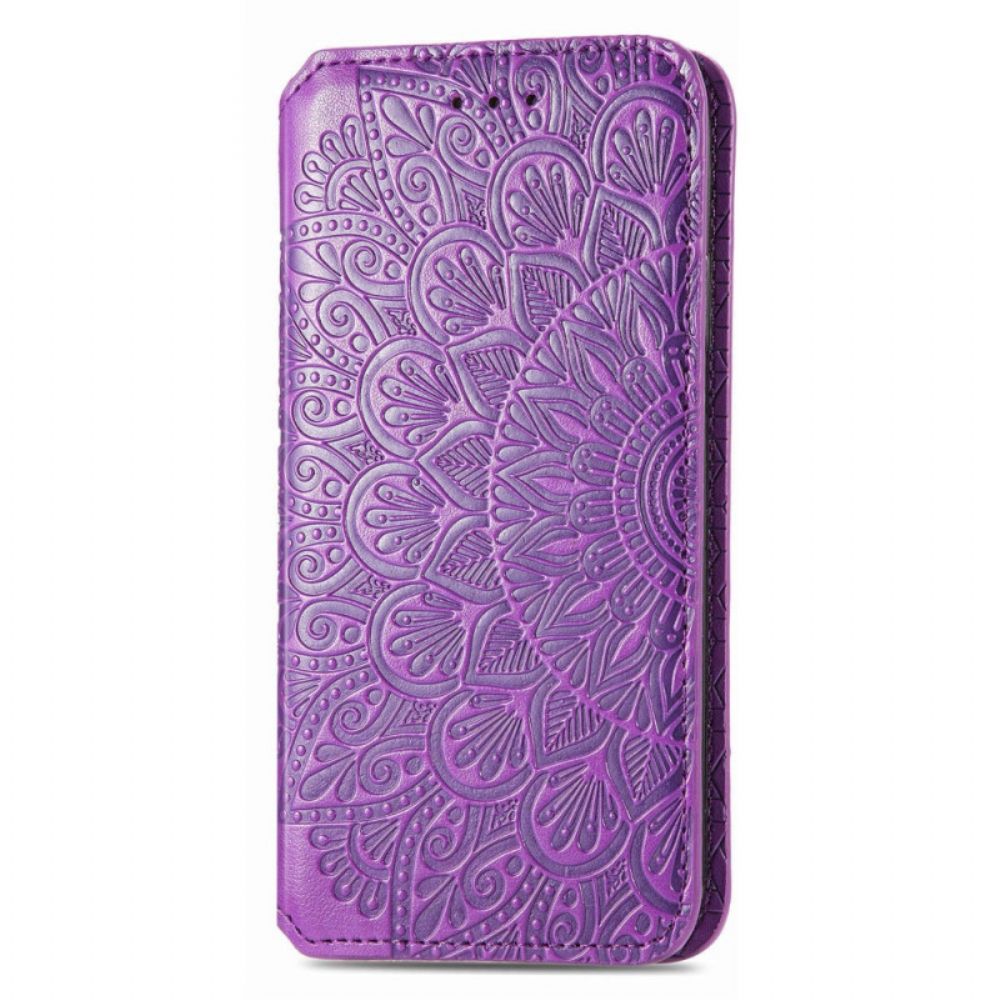 Bescherming Hoesje voor Samsung Galaxy S22 Ultra 5G Folio-hoesje Mandala's