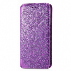 Bescherming Hoesje voor Samsung Galaxy S22 Ultra 5G Folio-hoesje Mandala's