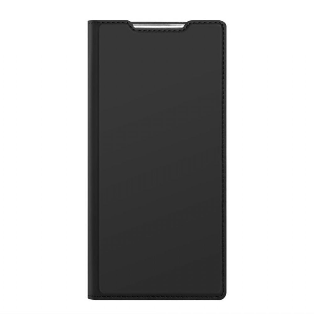 Bescherming Hoesje voor Samsung Galaxy S22 Ultra 5G Folio-hoesje Skin Pro Dux Ducis