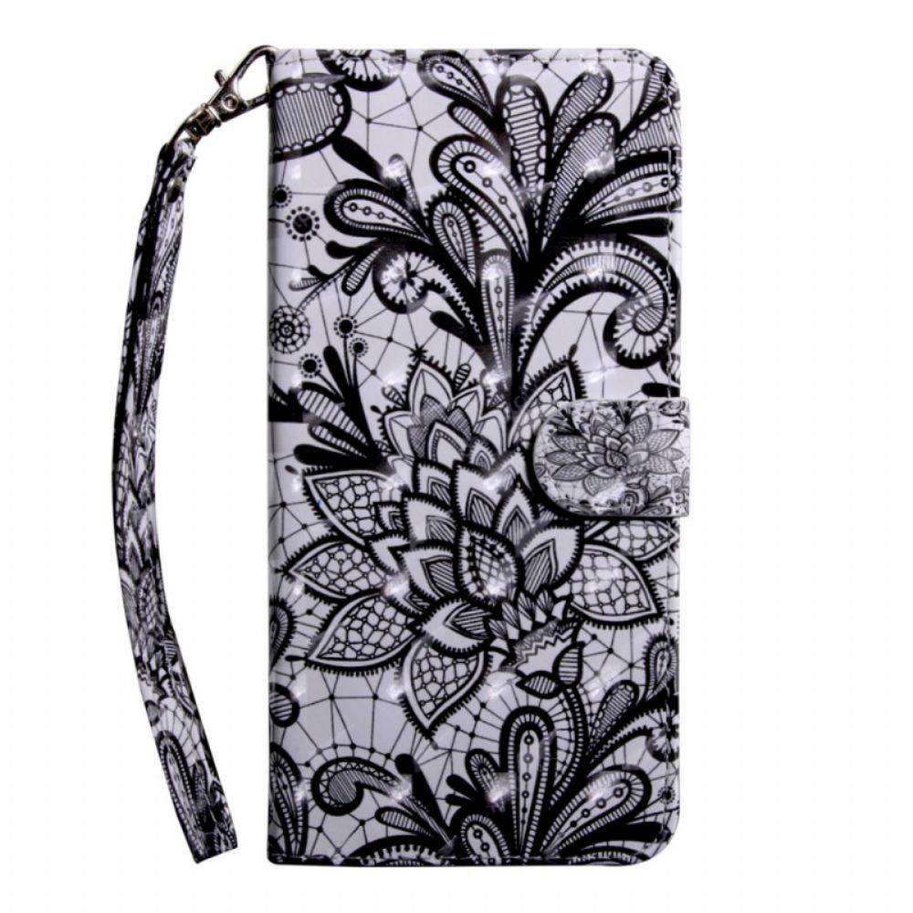 Flip Case voor Samsung Galaxy S22 Ultra 5G Chique Kant