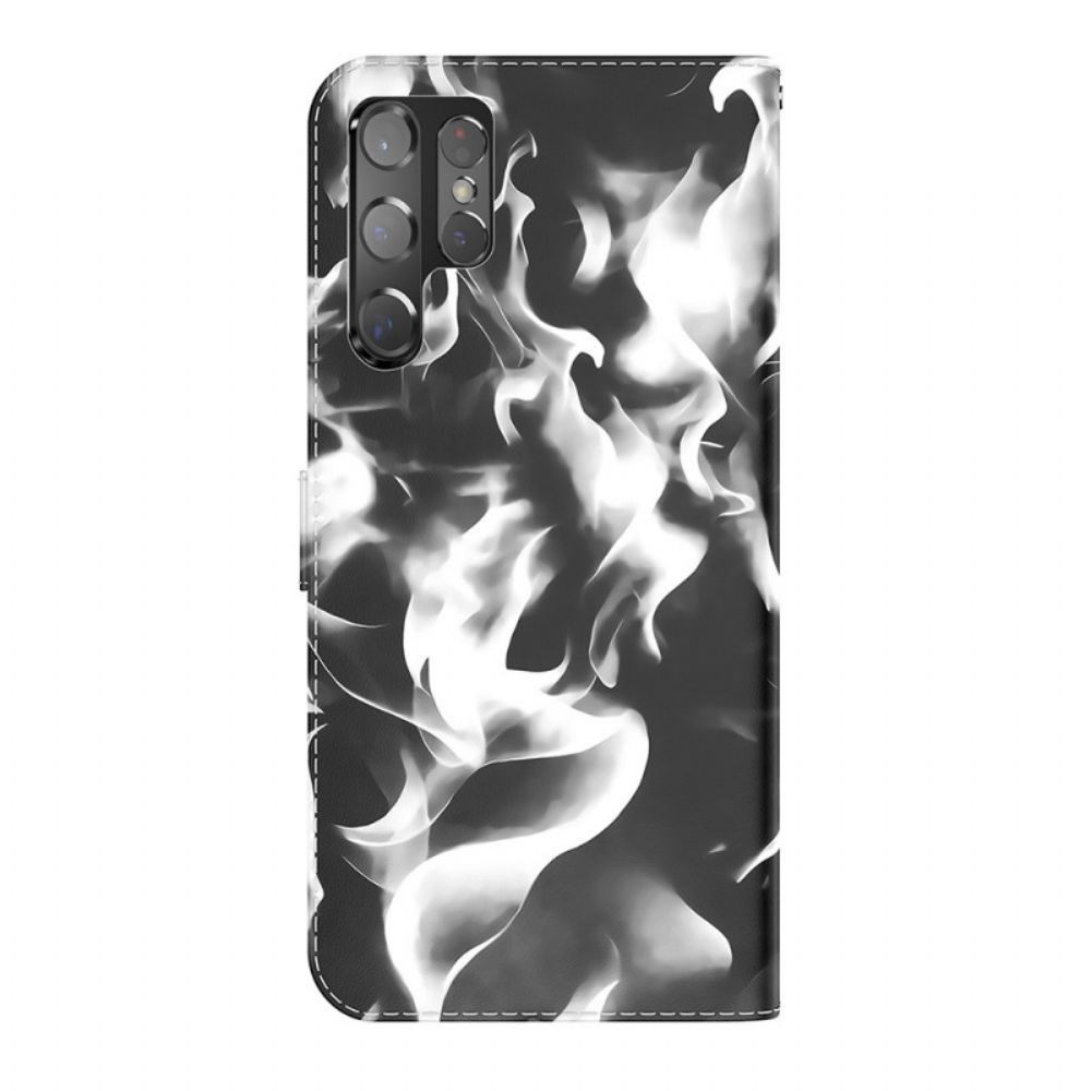 Folio-hoesje voor Samsung Galaxy S22 Ultra 5G Abstract Patroon