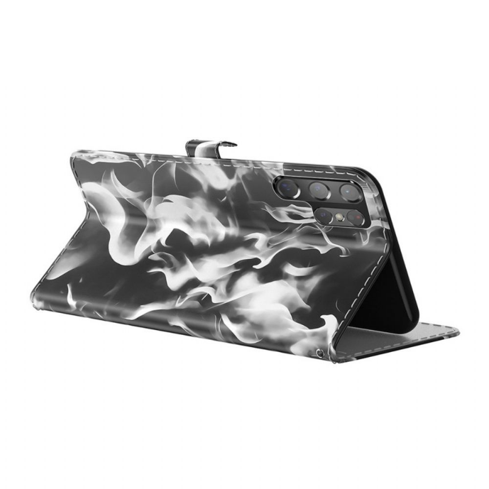 Folio-hoesje voor Samsung Galaxy S22 Ultra 5G Abstract Patroon