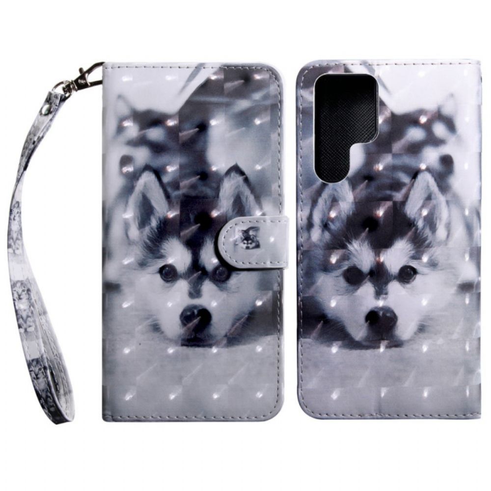 Folio-hoesje voor Samsung Galaxy S22 Ultra 5G Gustave De Hond