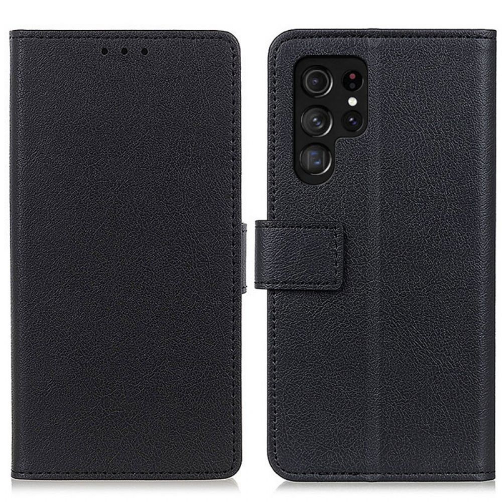 Folio-hoesje voor Samsung Galaxy S22 Ultra 5G Klassiek