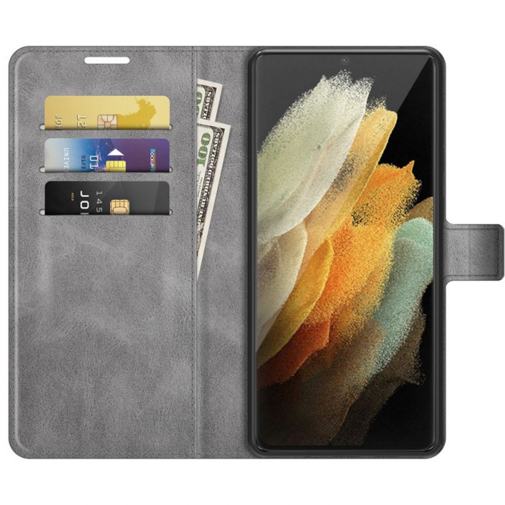 Folio-hoesje voor Samsung Galaxy S22 Ultra 5G Ultra Kunstleer