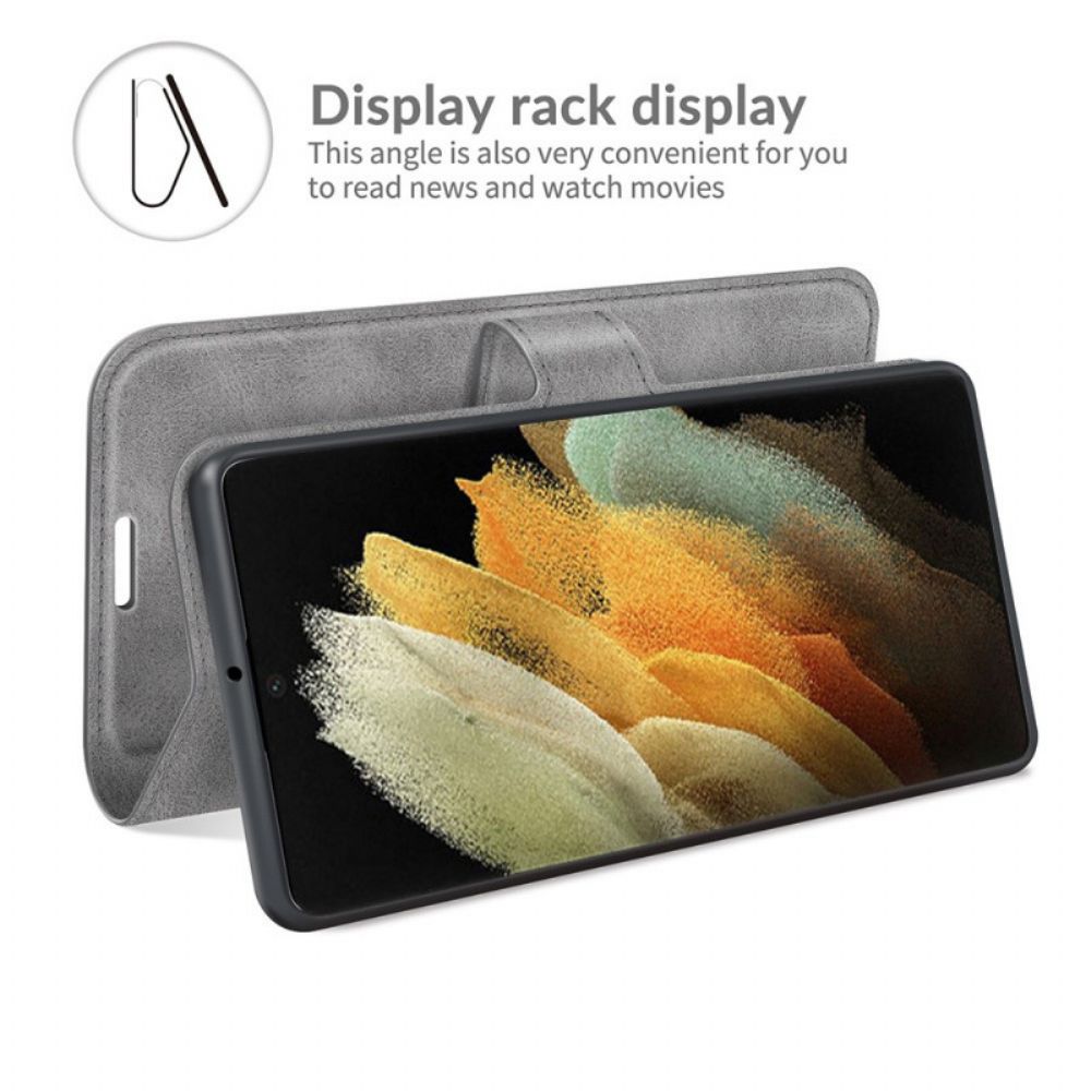 Folio-hoesje voor Samsung Galaxy S22 Ultra 5G Ultra Kunstleer