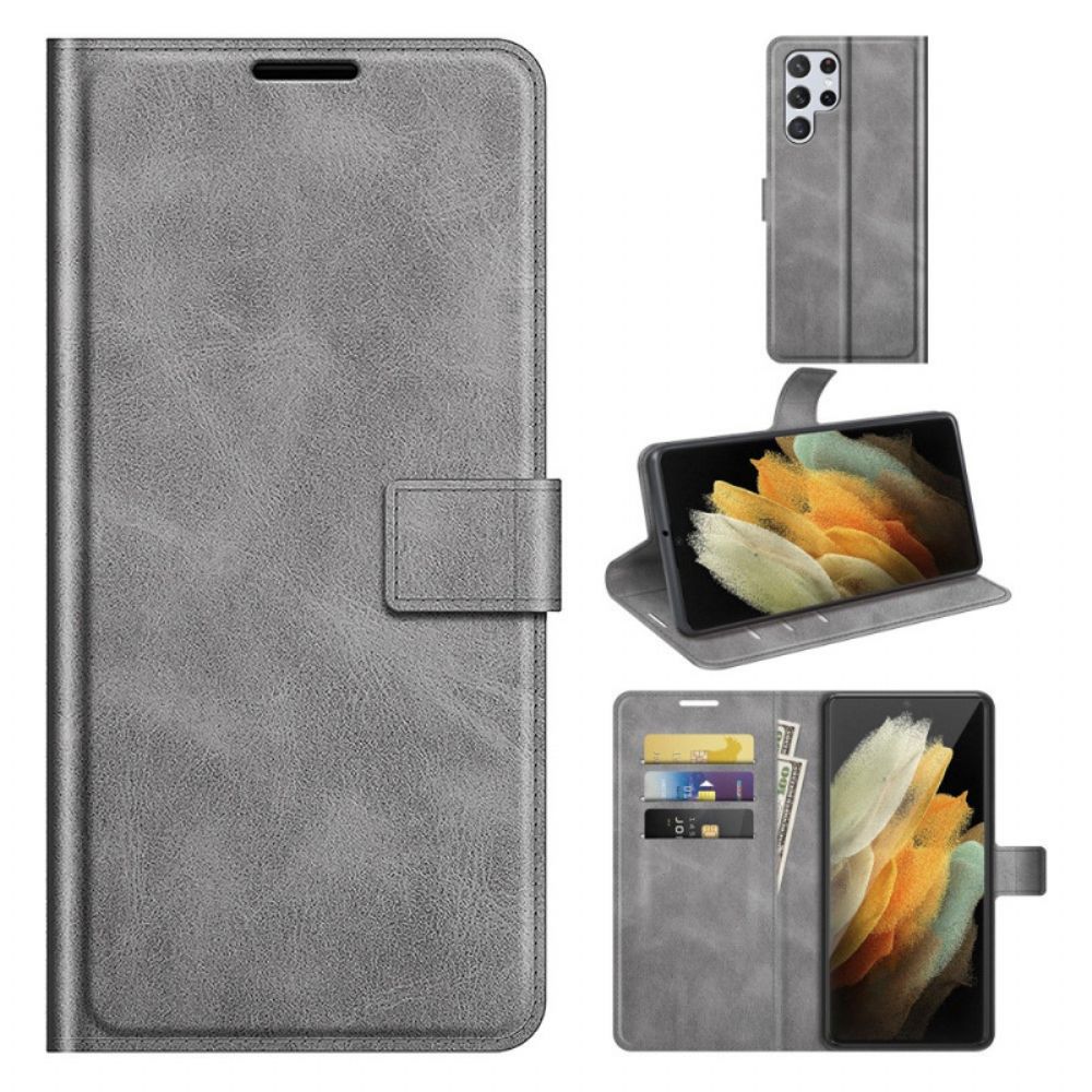 Folio-hoesje voor Samsung Galaxy S22 Ultra 5G Ultra Kunstleer