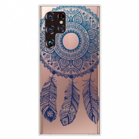 Hoesje voor Samsung Galaxy S22 Ultra 5G Enkele Bloemenmandala