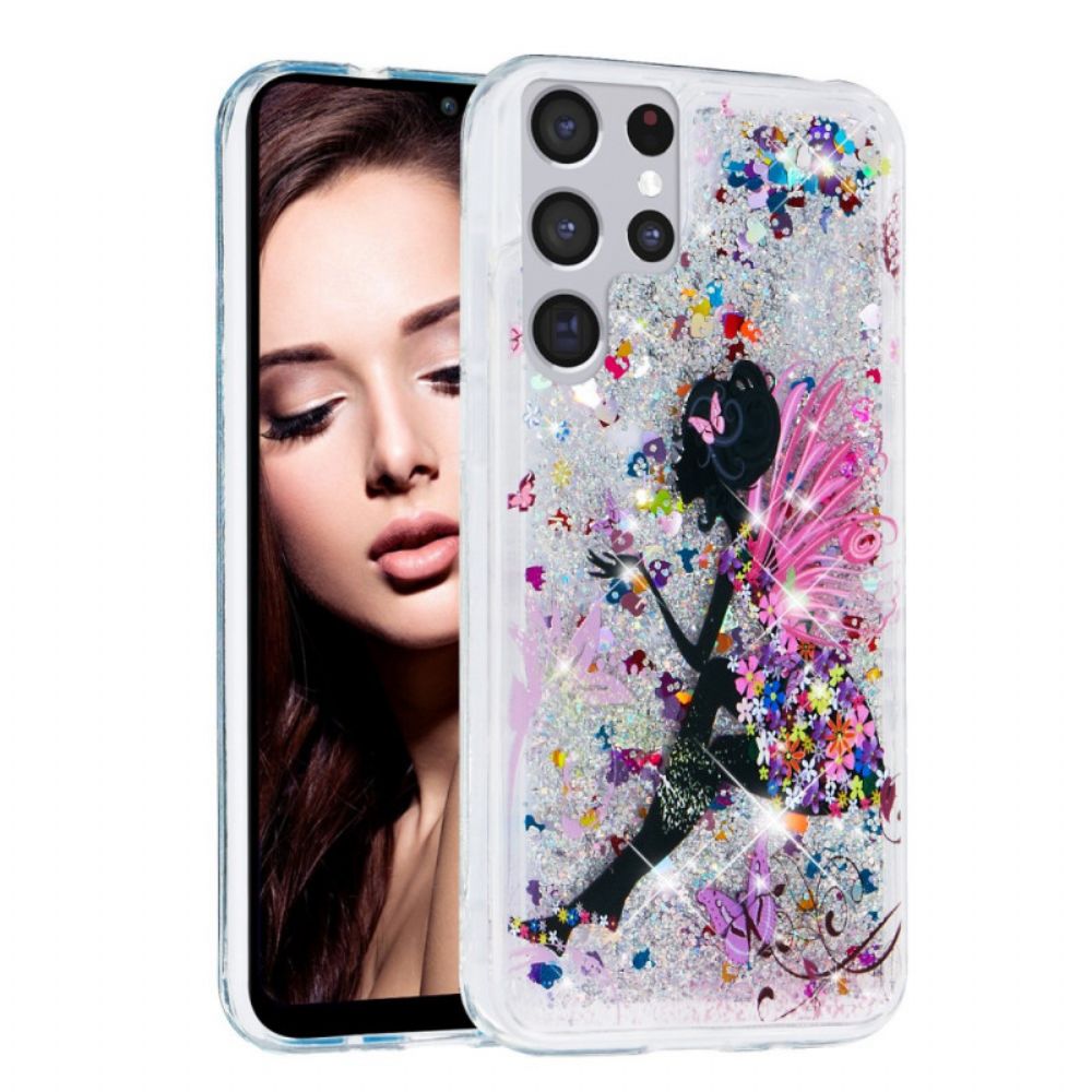 Hoesje voor Samsung Galaxy S22 Ultra 5G Fee Glitter