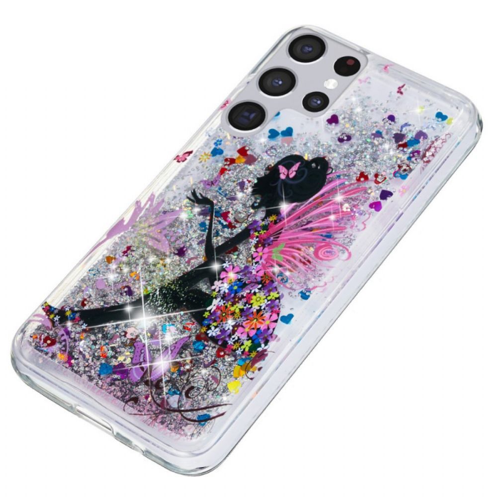 Hoesje voor Samsung Galaxy S22 Ultra 5G Fee Glitter