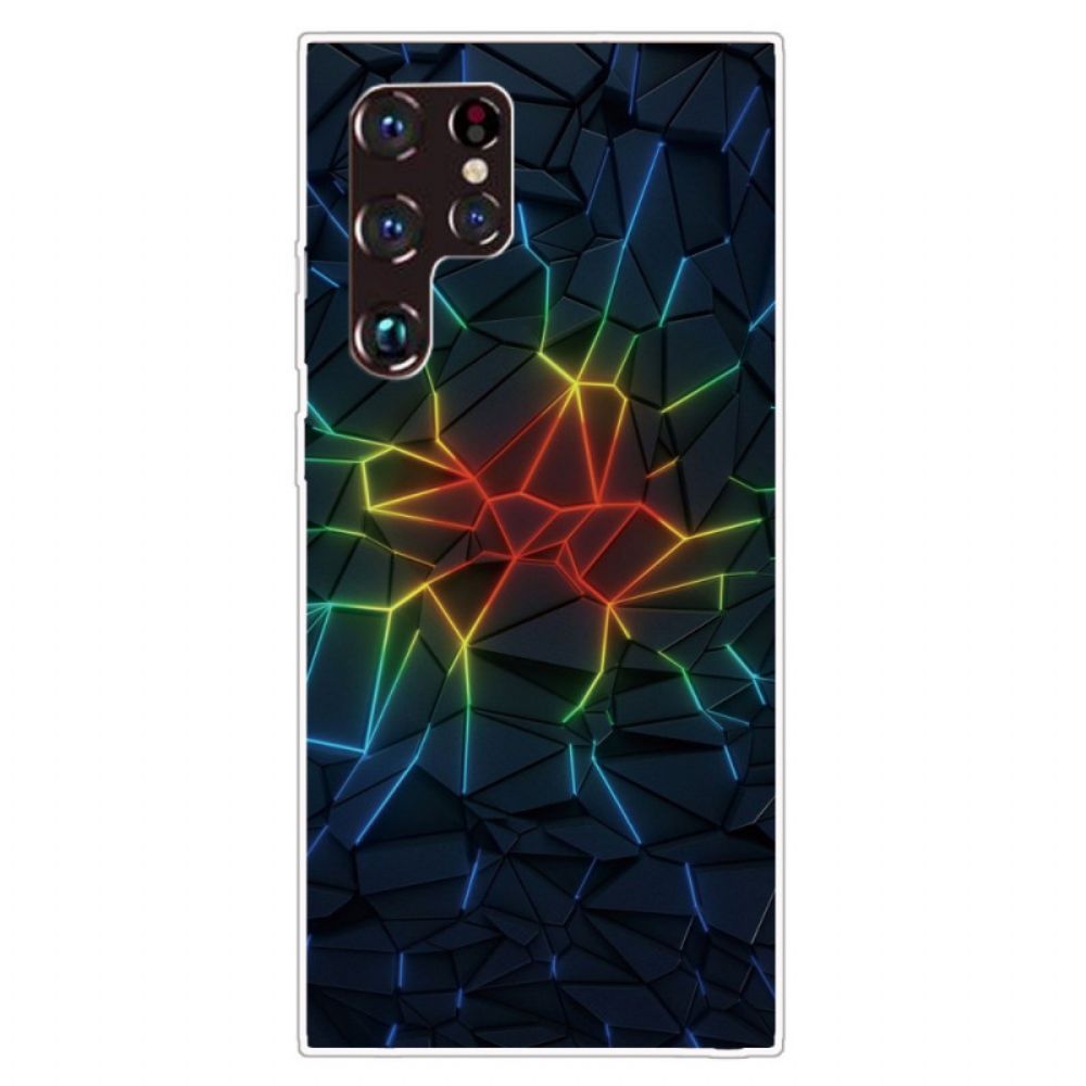 Hoesje voor Samsung Galaxy S22 Ultra 5G Geometrie