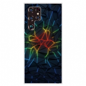 Hoesje voor Samsung Galaxy S22 Ultra 5G Geometrie